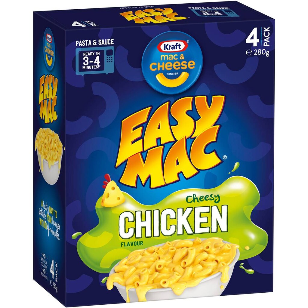 nutrition information for the cheese part of easy mac
